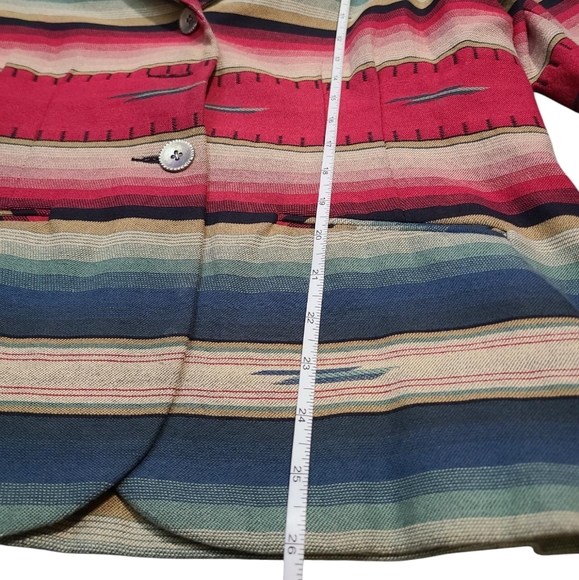 EXPRESS 80's southwest style blazer 11/12 - Picture 4 of 10